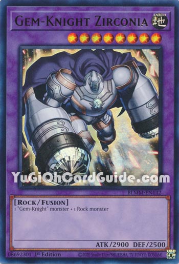 Yu-Gi-Oh Card: Gem-Knight Zirconia