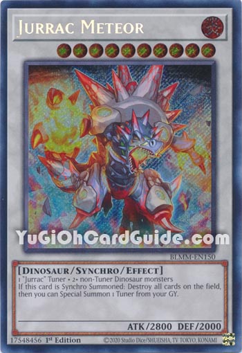 Yu-Gi-Oh Card: Jurrac Meteor