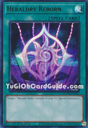 Yu-Gi-Oh Card: Heraldry Reborn