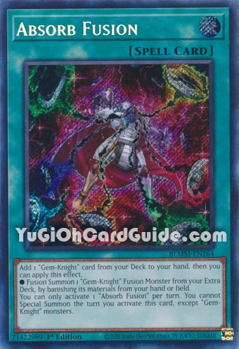 Yu-Gi-Oh Card: Absorb Fusion