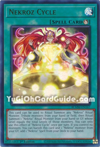 Yu-Gi-Oh Card: Nekroz Cycle