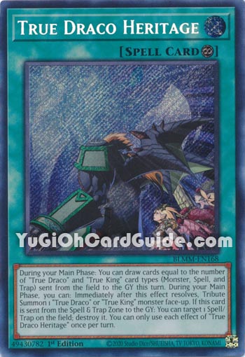 Yu-Gi-Oh Card: True Draco Heritage