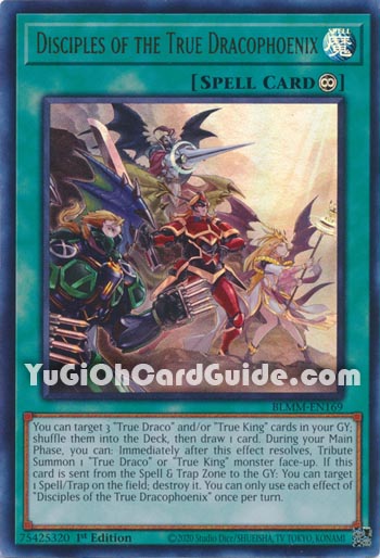 Yu-Gi-Oh Card: Disciples of the True Dracophoenix
