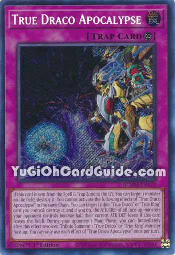 Yu-Gi-Oh Card: True Draco Apocalypse