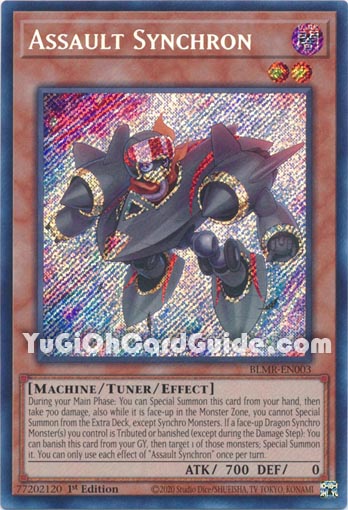 Yu-Gi-Oh Card: Assault Synchron