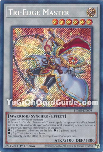 Yu-Gi-Oh Card: Tri-Edge Master