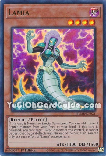 Yu-Gi-Oh Card: Lamia