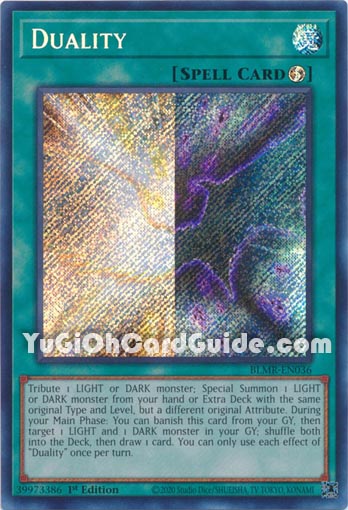 Yu-Gi-Oh Card: Duality