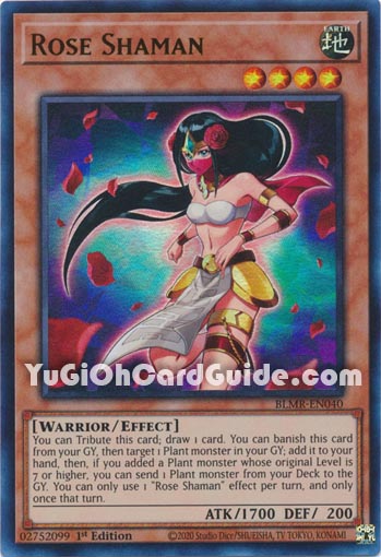 Yu-Gi-Oh Card: Rose Shaman