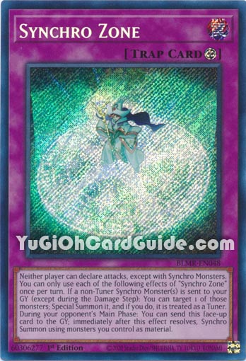 Yu-Gi-Oh Card: Synchro Zone