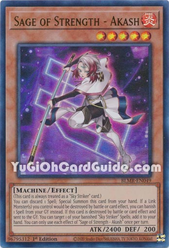 Yu-Gi-Oh Card: Sage of Strength - Akash