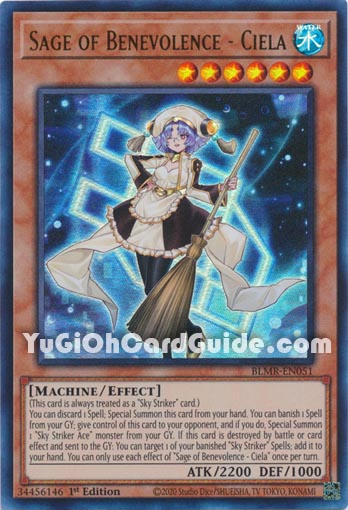 Yu-Gi-Oh Card: Sage of Benevolence - Ciela