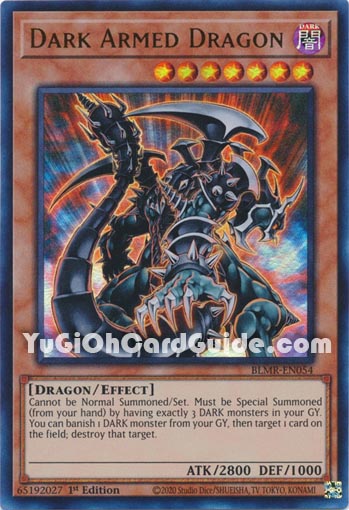 Yu-Gi-Oh Card: Dark Armed Dragon