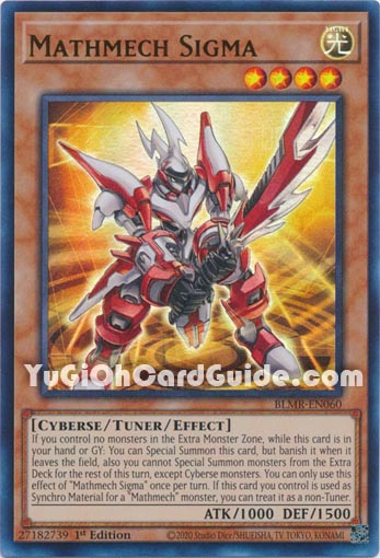 Yu-Gi-Oh Card: Mathmech Sigma