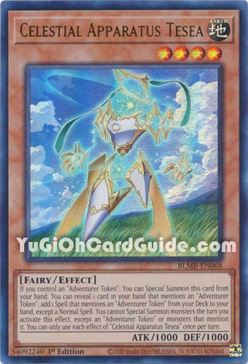 Yu-Gi-Oh Card: Celestial Apparatus Tesea
