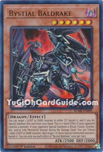 Yu-Gi-Oh Card: Bystial Baldrake