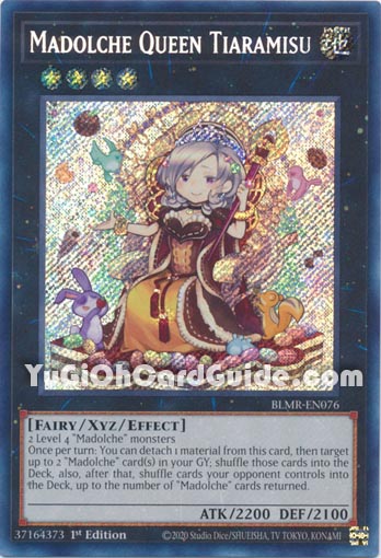 Yu-Gi-Oh Card: Madolche Queen Tiaramisu