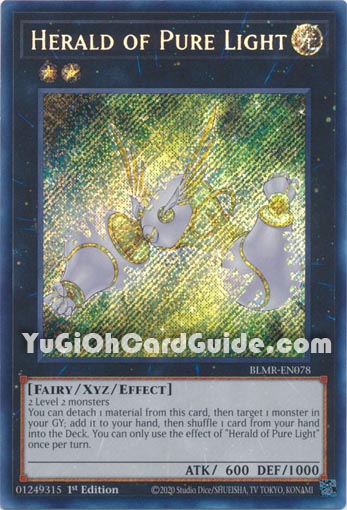Yu-Gi-Oh Card: Herald of Pure Light