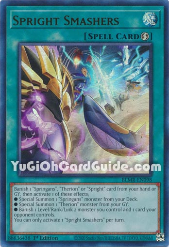 Yu-Gi-Oh Card: Spright Smashers