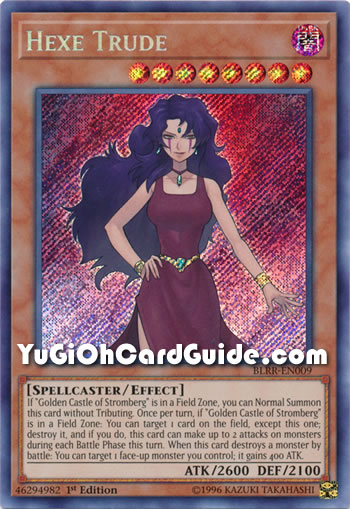 Yu-Gi-Oh Card: Hexe Trude