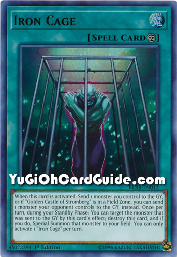 Yu-Gi-Oh Card: Iron Cage