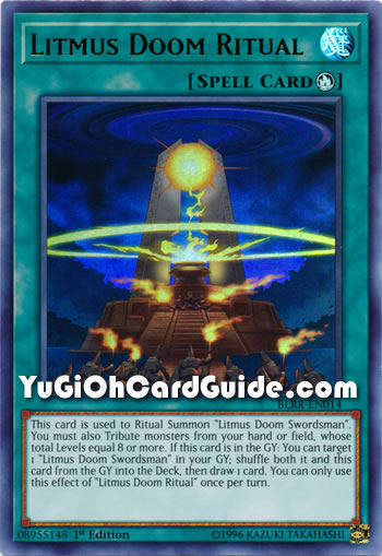 Yu-Gi-Oh Card: Litmus Doom Ritual