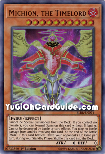 Yu-Gi-Oh Card: Michion, the Timelord