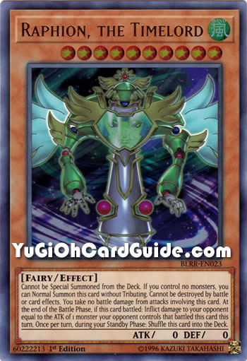 Yu-Gi-Oh Card: Raphion, the Timelord