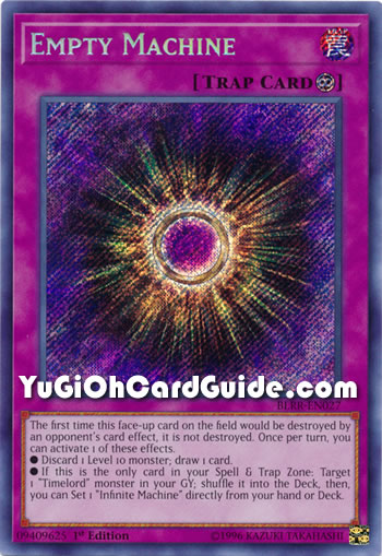 Yu-Gi-Oh Card: Empty Machine