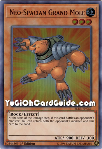 Yu-Gi-Oh Card: Neo-Spacian Grand Mole