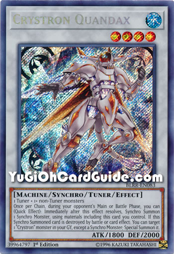 Yu-Gi-Oh Card: Crystron Quandax