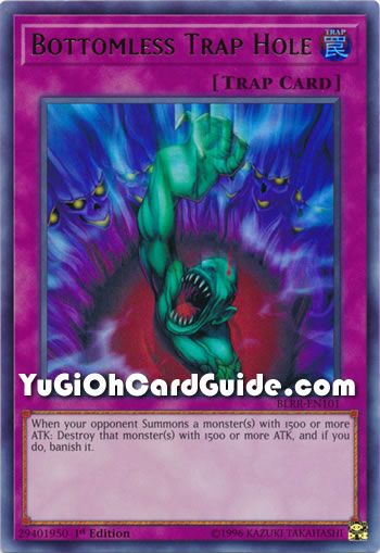 Yu-Gi-Oh Card: Bottomless Trap Hole