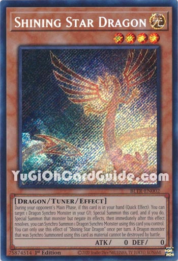 Yu-Gi-Oh Card: Shining Star Dragon