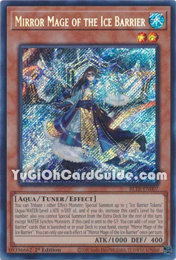 Yu-Gi-Oh Card: Mirror Mage of the Ice Barrier