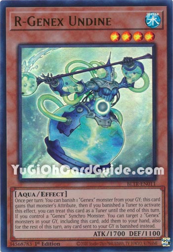 Yu-Gi-Oh Card: R-Genex Undine