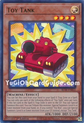 Yu-Gi-Oh Card: Toy Tank