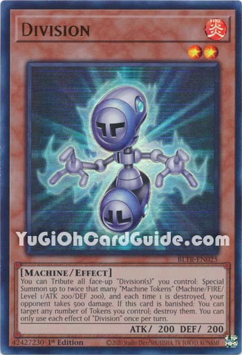 Yu-Gi-Oh Card: Division