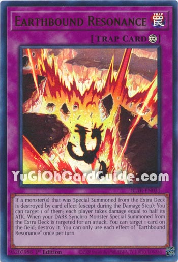 Yu-Gi-Oh Card: Earthbound Resonance