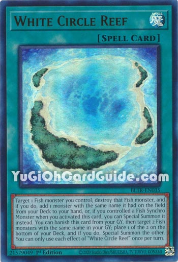 Yu-Gi-Oh Card: White Circle Reef