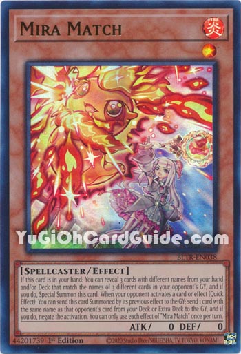 Yu-Gi-Oh Card: Mira Match