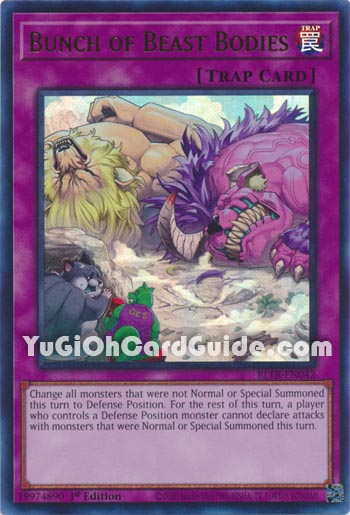Yu-Gi-Oh Card: Bunch of Beast Bodies
