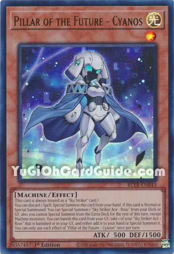 Yu-Gi-Oh Card: Pillar of the Future - Cyanos