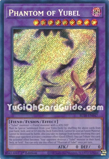 Yu-Gi-Oh Card: Phantom of Yubel