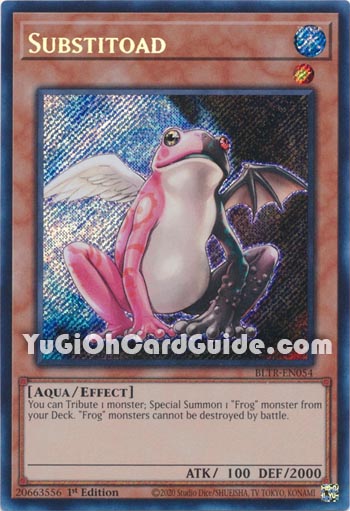 Yu-Gi-Oh Card: Substitoad