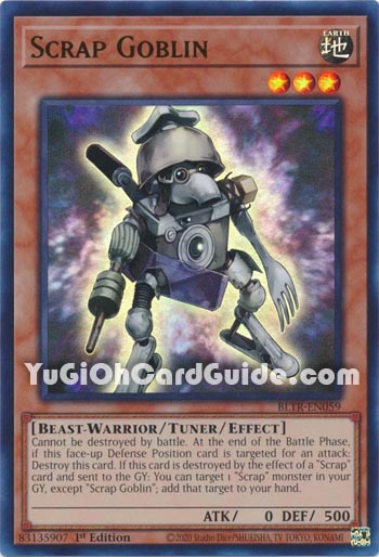 Yu-Gi-Oh Card: Scrap Goblin