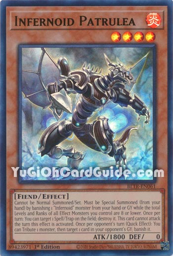 Yu-Gi-Oh Card: Infernoid Patrulea