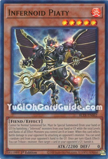 Yu-Gi-Oh Card: Infernoid Piaty