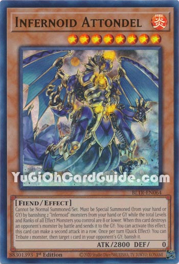 Yu-Gi-Oh Card: Infernoid Attondel