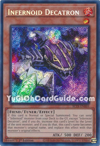 Yu-Gi-Oh Card: Infernoid Decatron