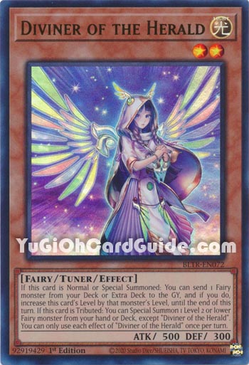 Yu-Gi-Oh Card: Diviner of the Herald